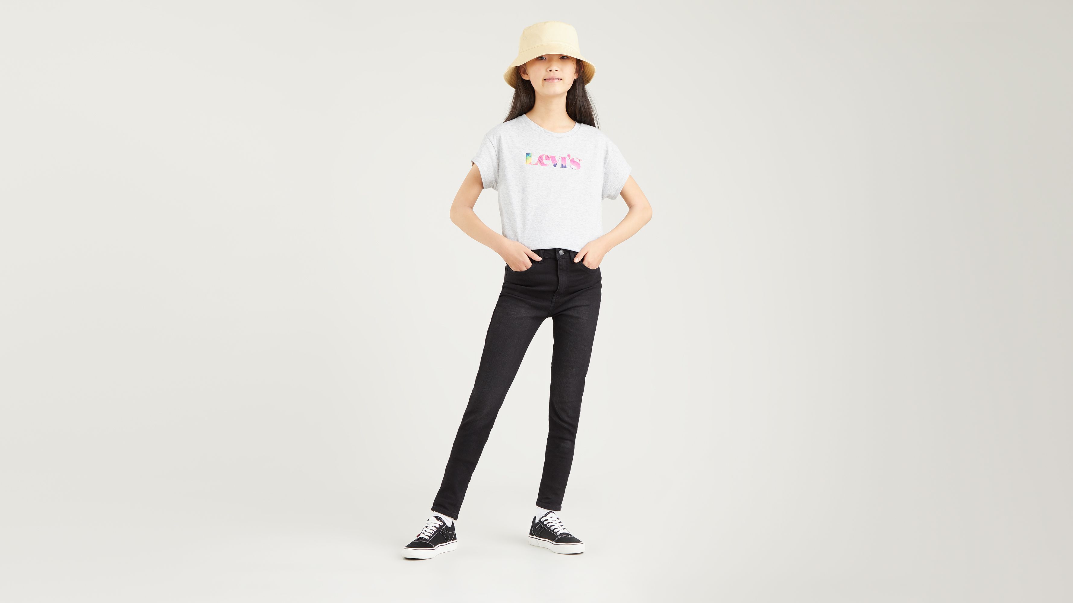 Jean Super Skinny taille haute 720™ pour adolescent - AJ - Noir