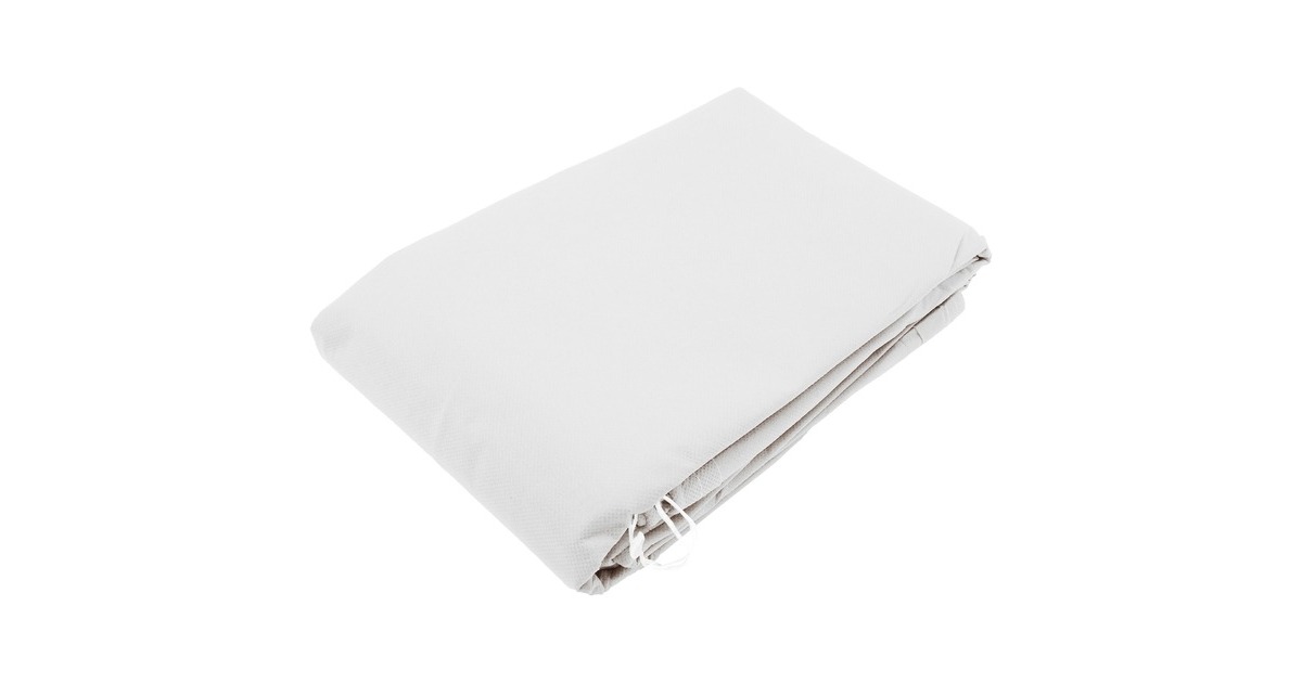 NatureWinterafdekhoes met koord, 50 g/m² afdekking  (Wit)