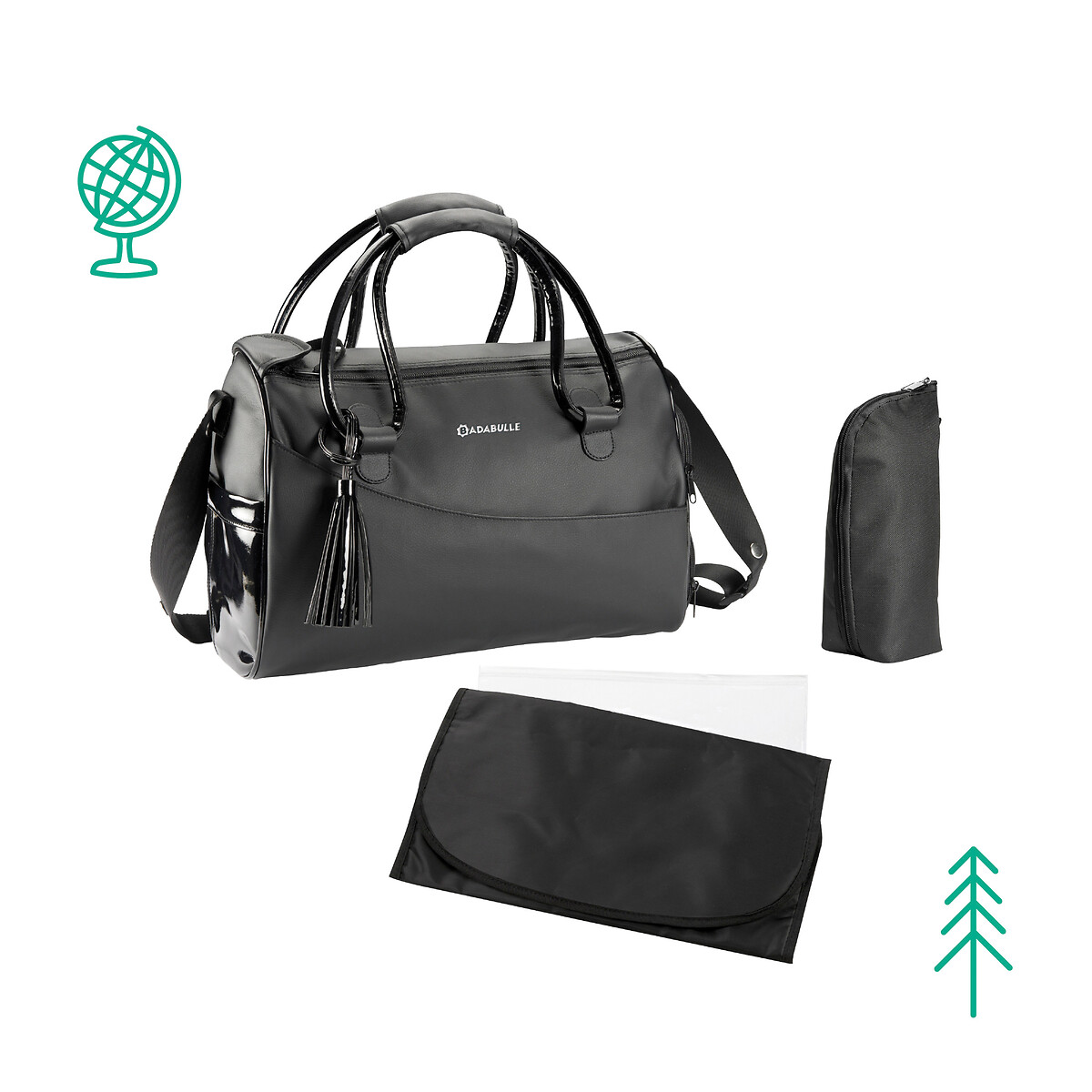 BADABULLE<br>Bolsa de fraldas brilhante