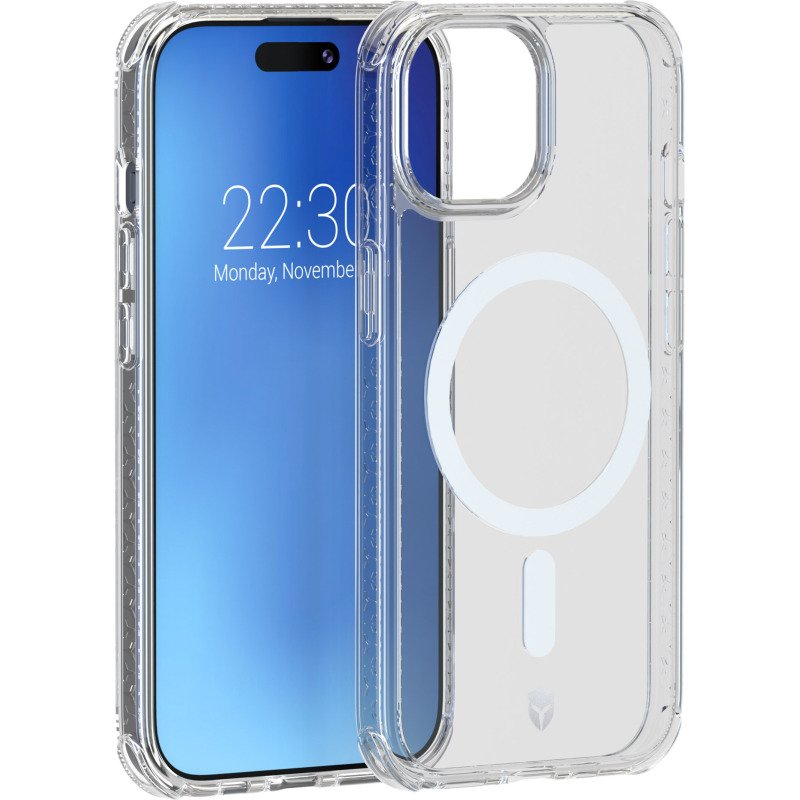 Coque renforcée iPhone 15 AIR Compatible MagSafe Force Case
