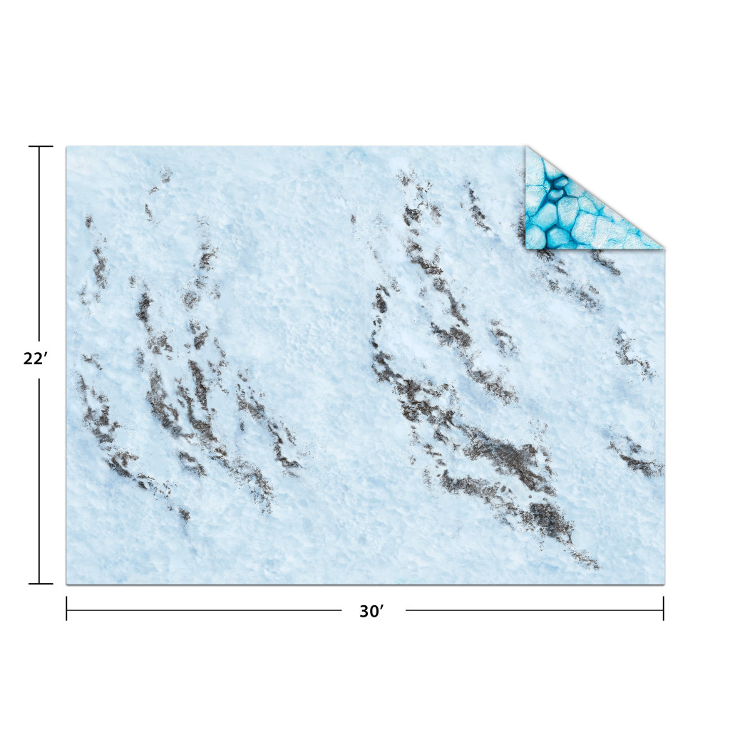 Tapis de jeu 75x55 cm - Ice Floe / Frozen Tundra