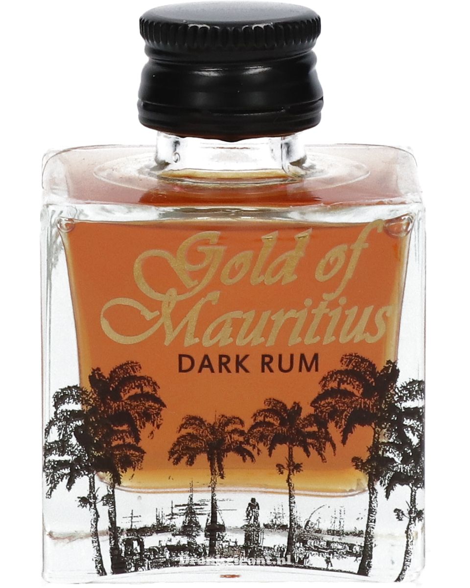 Gold Of Mauritius Dark Rum Mini 5 cl