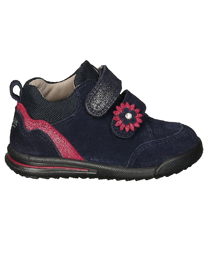 Klett-Lauflernschuhe AVRILE MINI in dunkelblau/pink