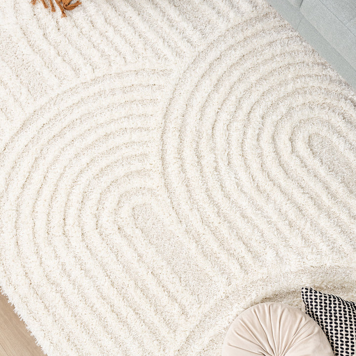 Scandinavisch vloerkleed - Lova Arches Crème | Balans