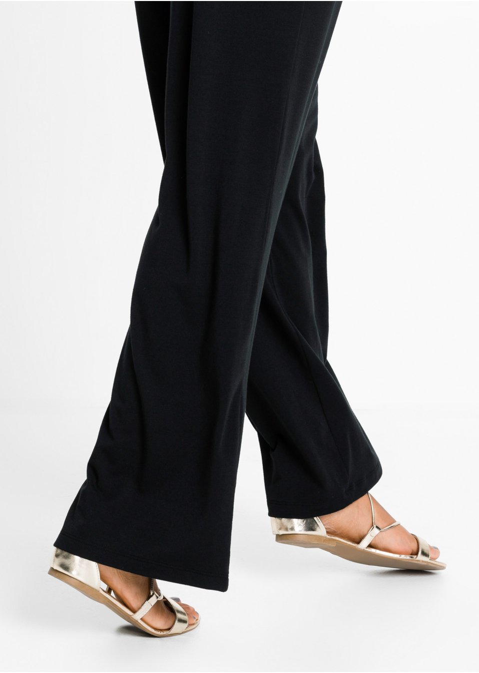 Pantalon palazzo en jersey