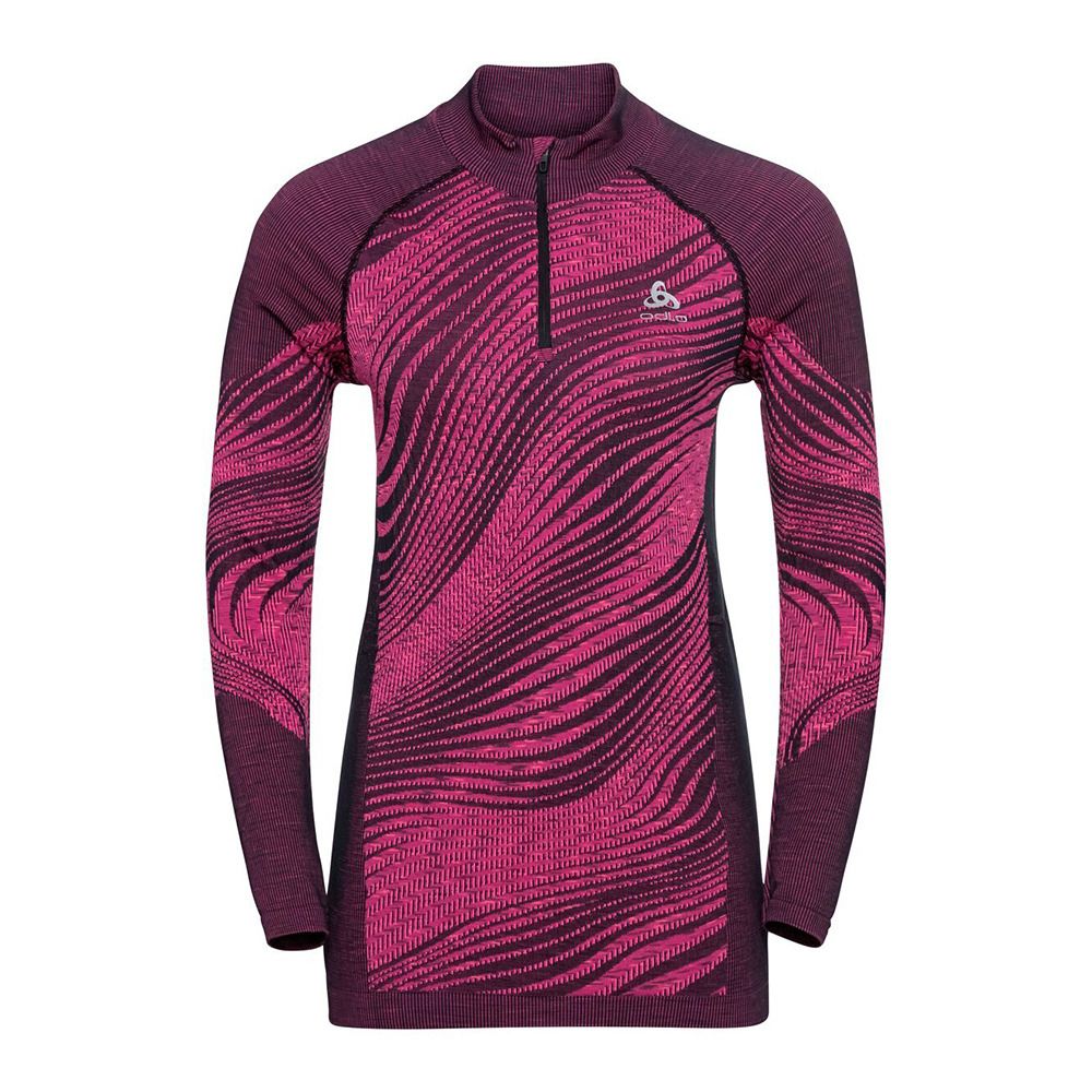 Odlo BLACKCOMB ECO - Sous-couche Femme festival fuchsia - space dye