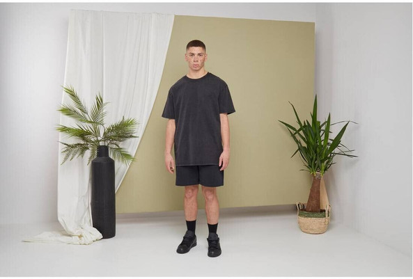BUILD YOUR BRAND BY189 - Tee-shirt homme décoloré