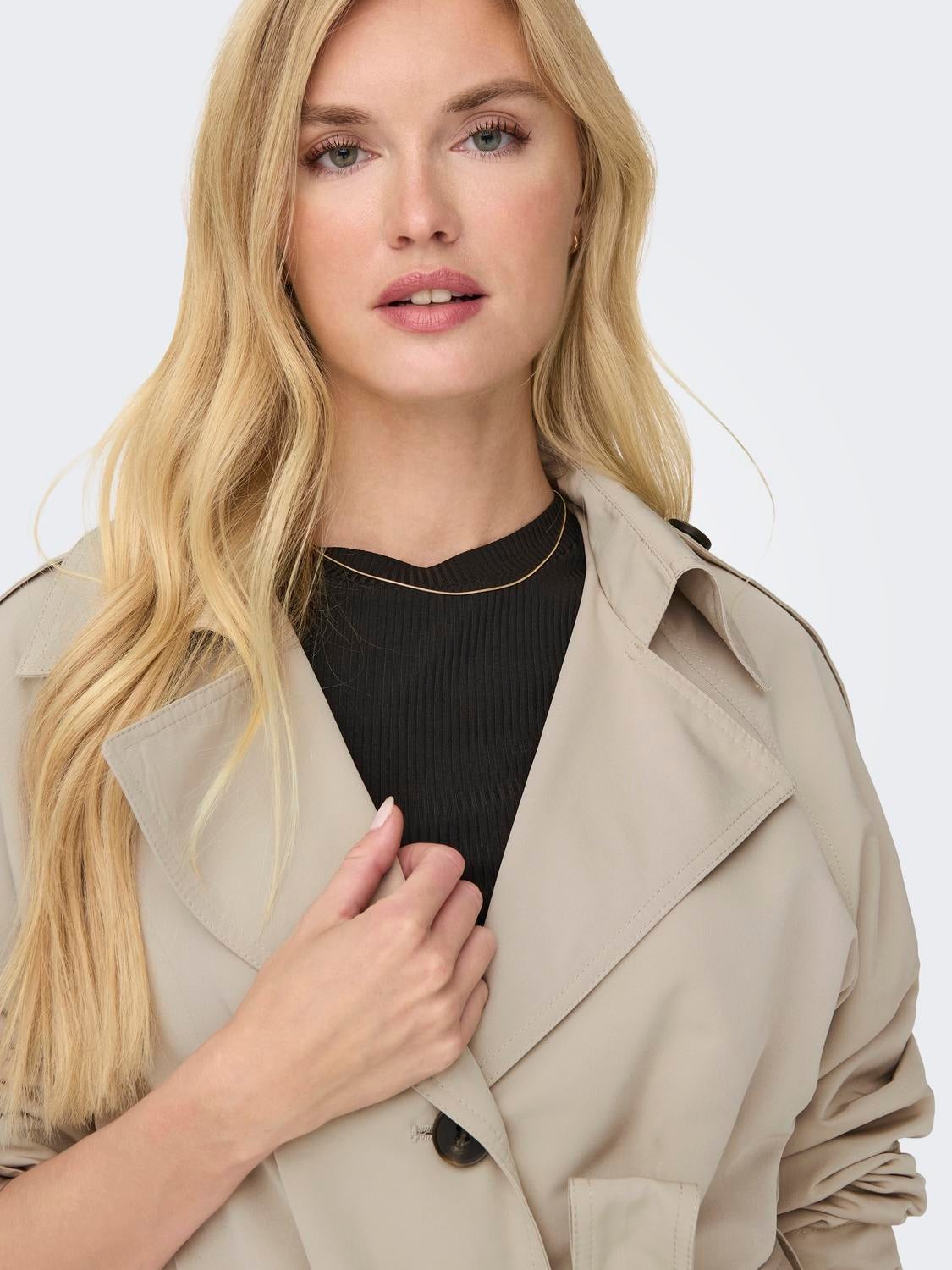 ONLDICTE Trenchcoat Simply Taupe