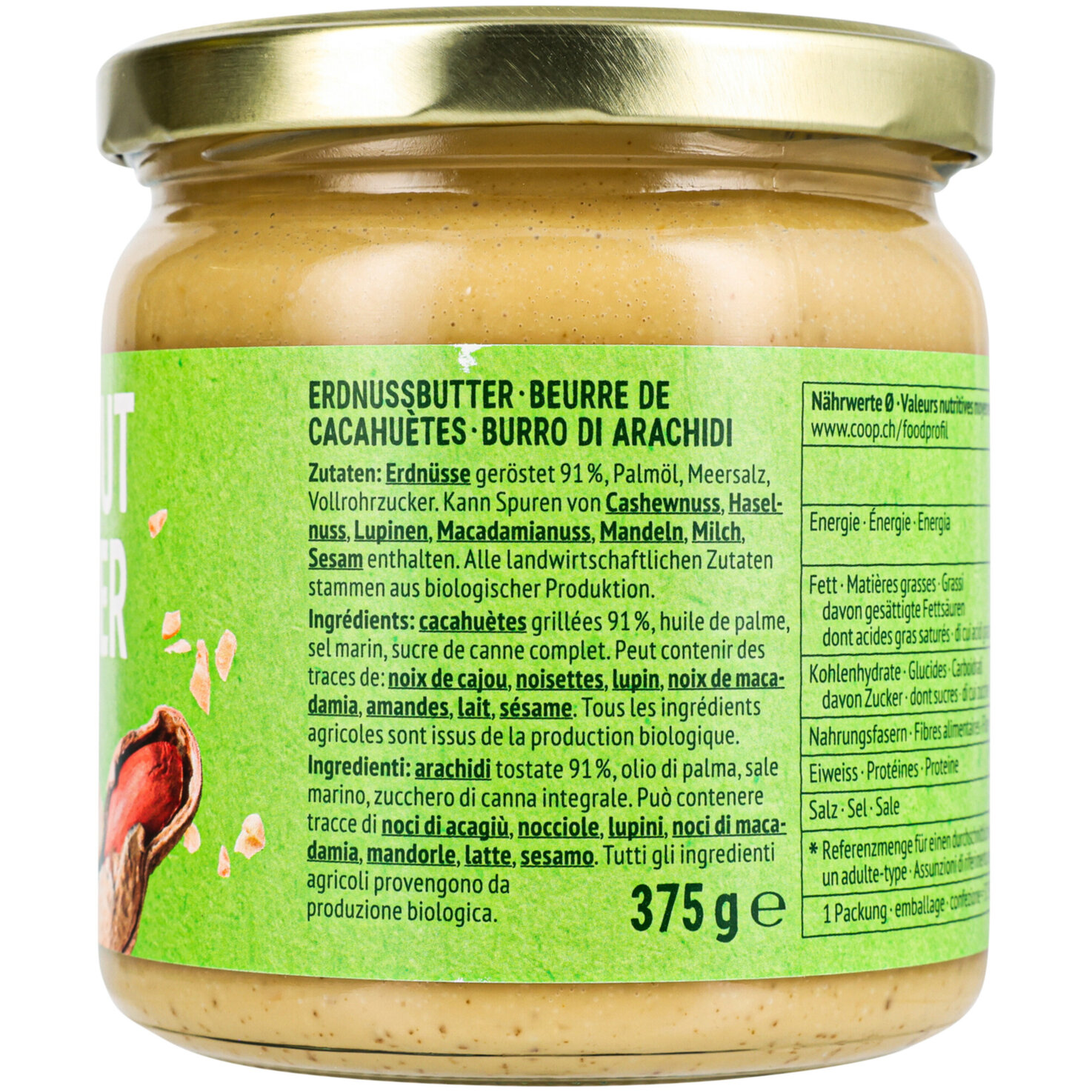 Bio 365 Peanut Butter Crunchy
