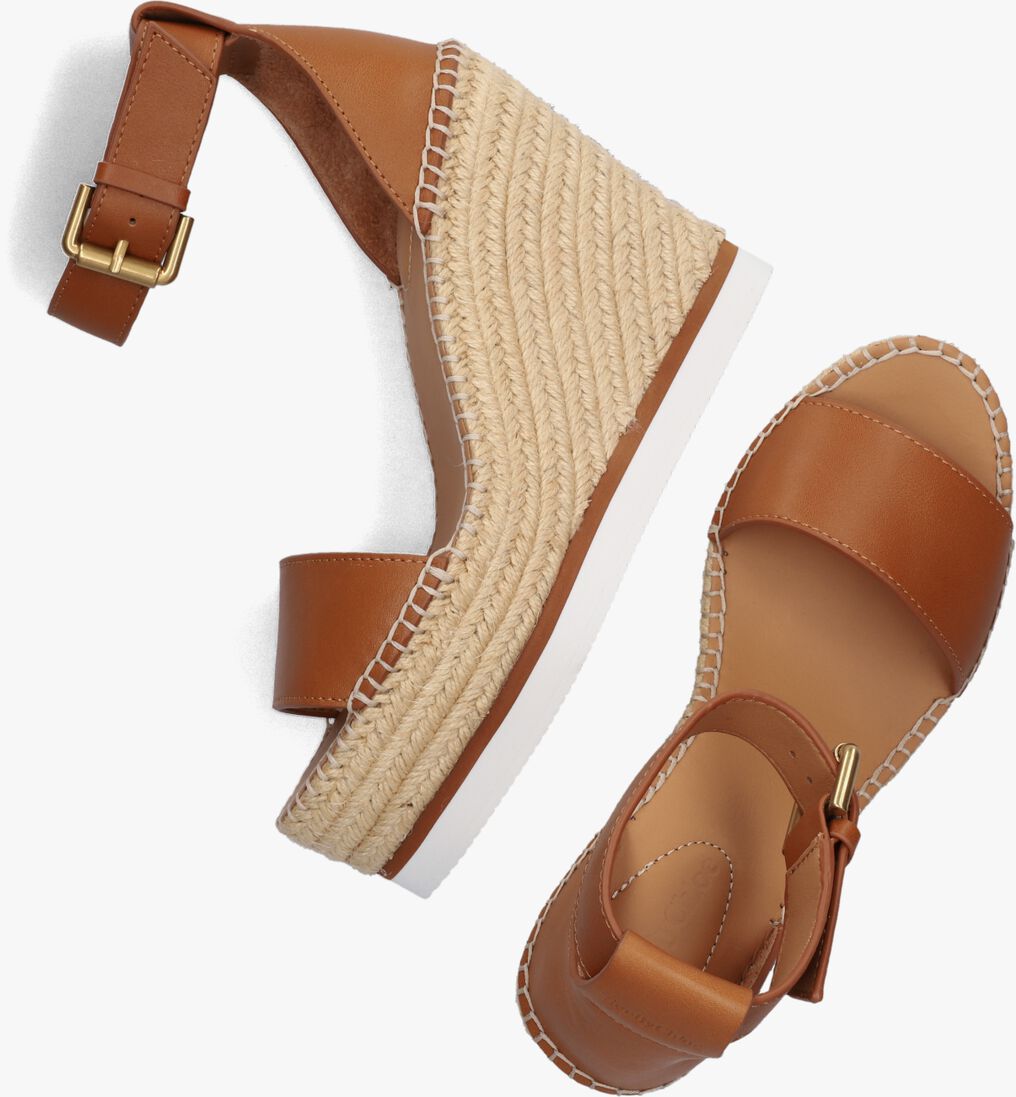 SEE BY CHLO\u00C9 cognac see by chlo&eacute; sandalen glyn high