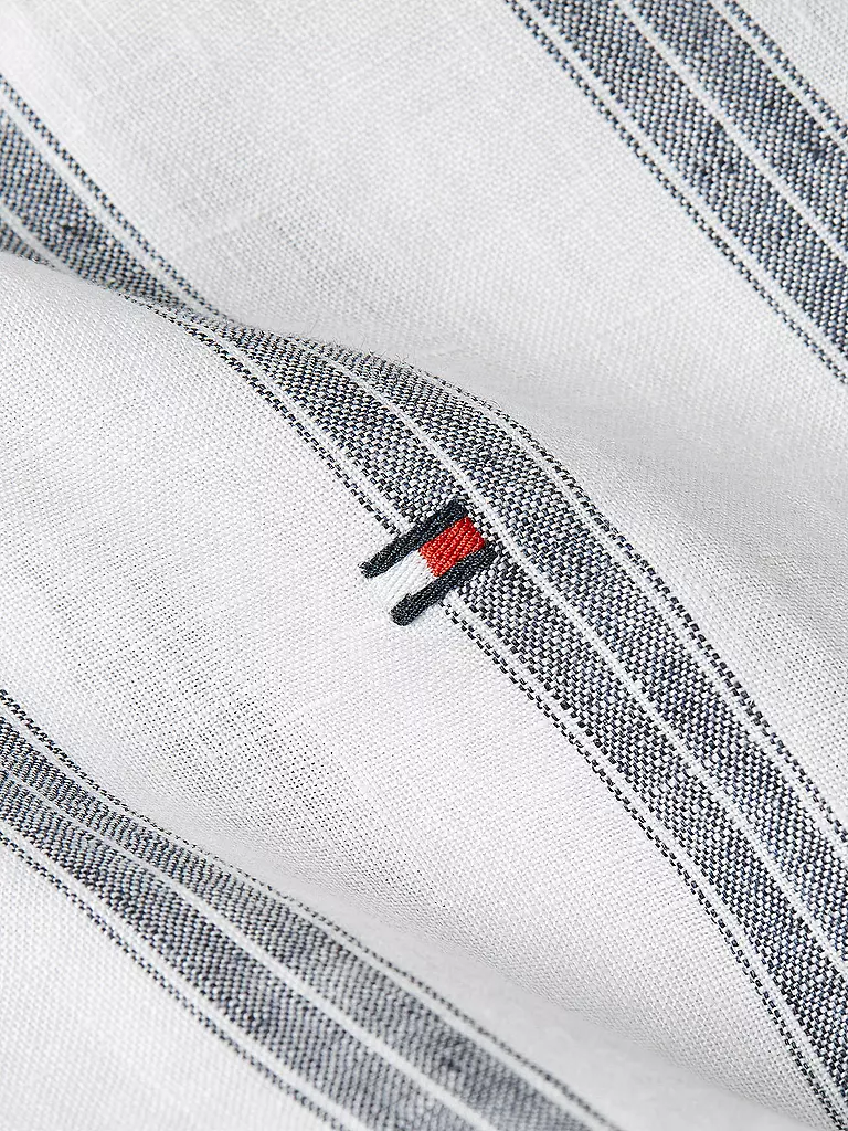 TOMMY HILFIGER Leinenhemd Slim Fit  weiss