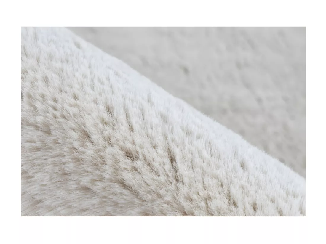 Tapis 150x80cm, design H008N coloris beige - Confort et élégance pour votre intérieur