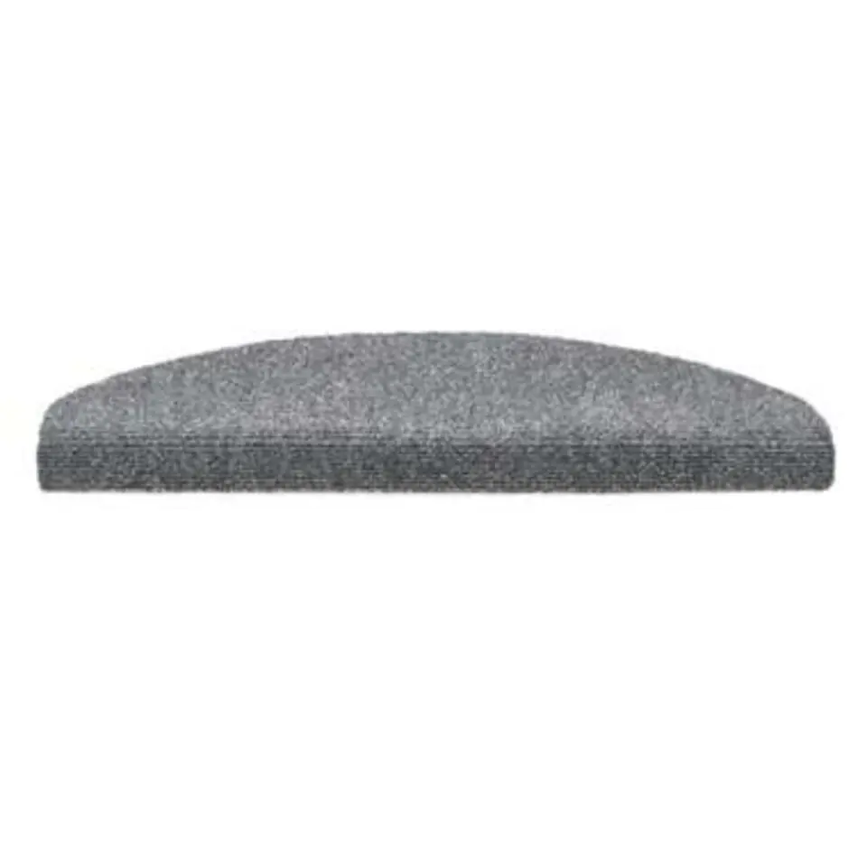 vidaXL - Trapmat - Grijs - Polypropyleen - 65 x 21 x 4 cm - 15 stuks