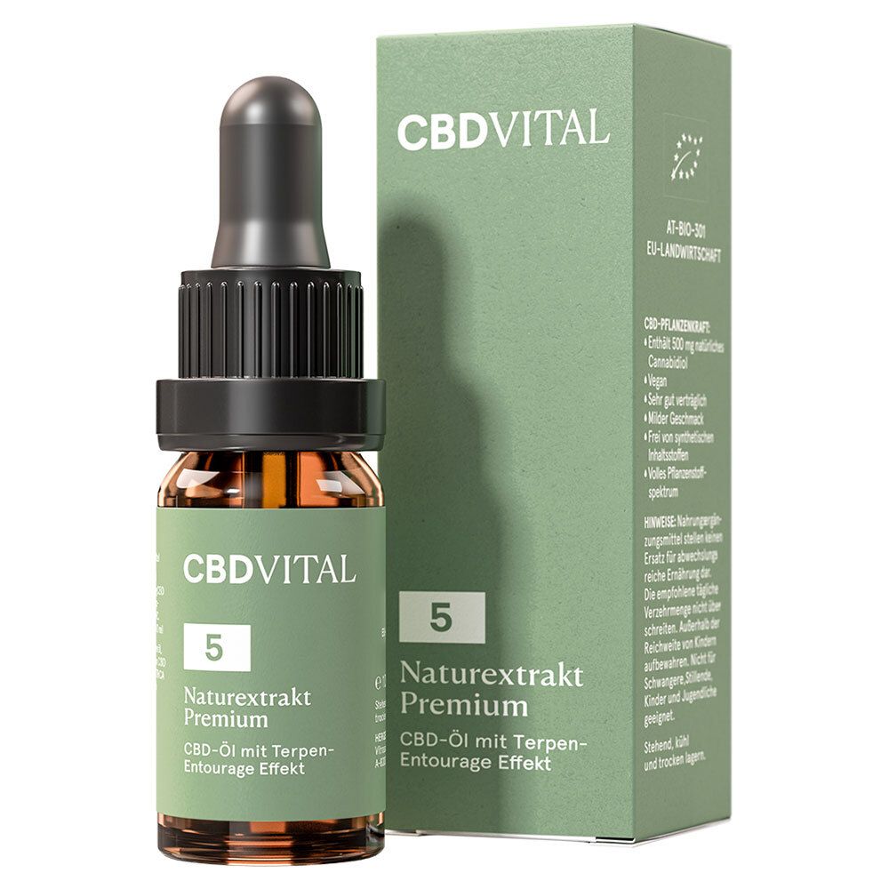 CBD VITAL Naturextrakt Premium CBD Öl 5%