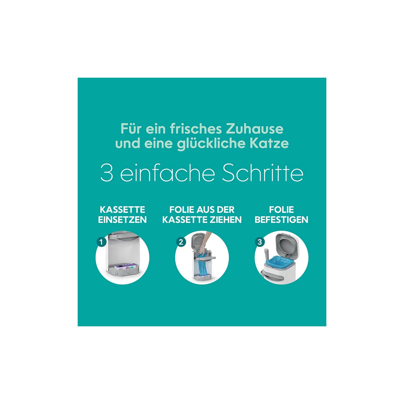LitterLocker by Litte Genie EasyRoll 3-Monats-Nachfüllkassette 1