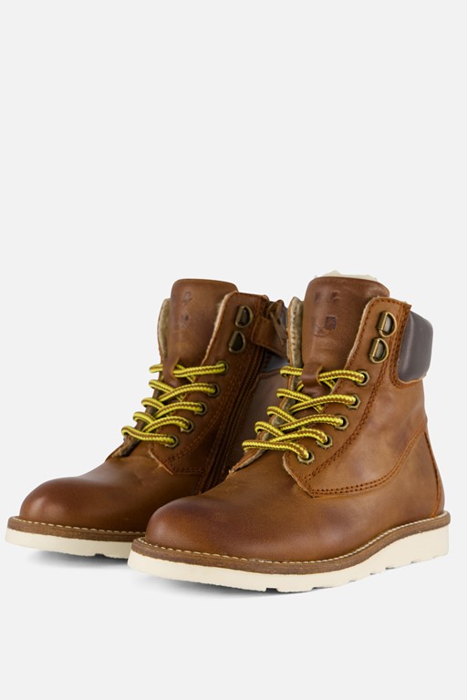 Muyters Mid Veterboots bruin Leer