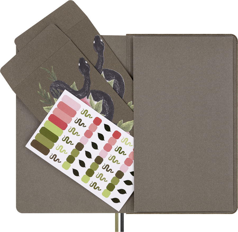 Year of the Snake Collector's Box Hard Cover Notebook & Kaweco Black Ballpen