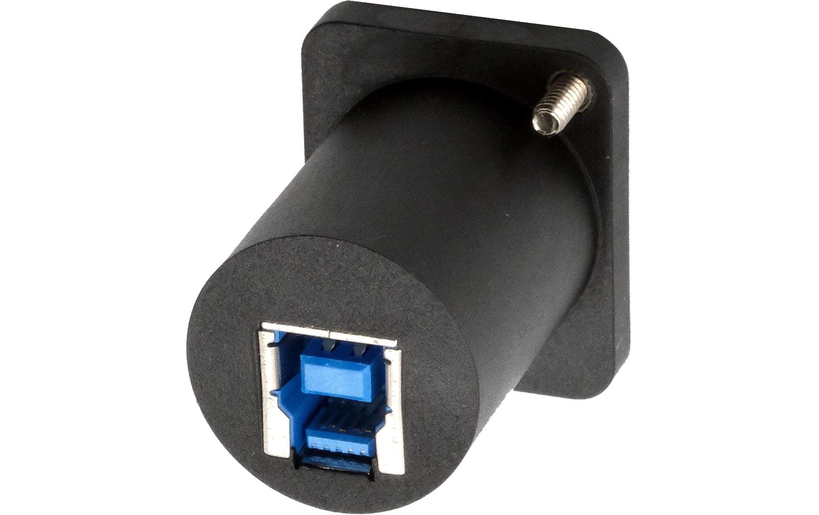 USB 3.1 Adapter D-Typ USB-A Buchse - USB-B BuchseD-Typ Adapter USB-A Buchse zu USB-B Buchse, USB 3.2 Gen 1
