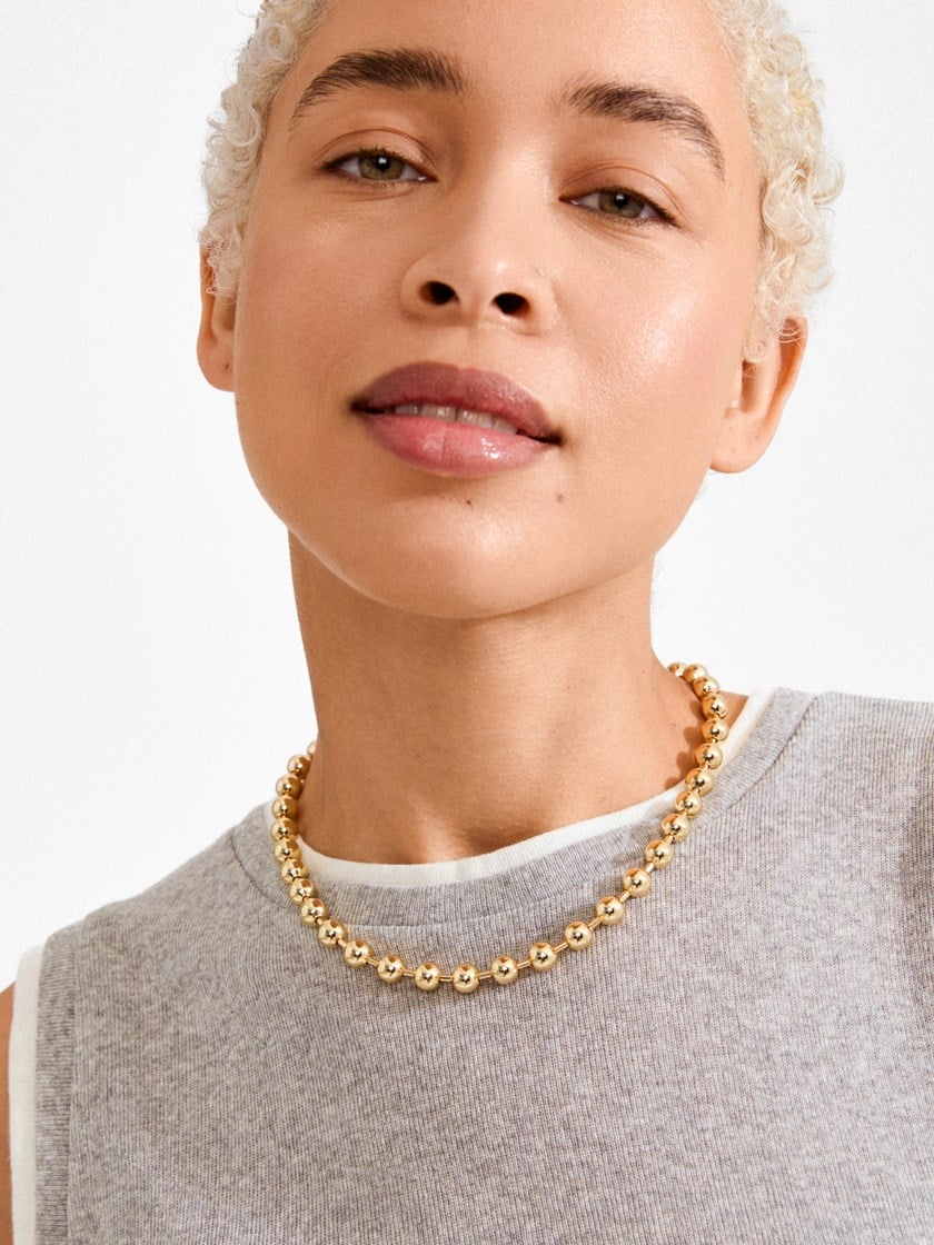 Air Necklace Old Gold