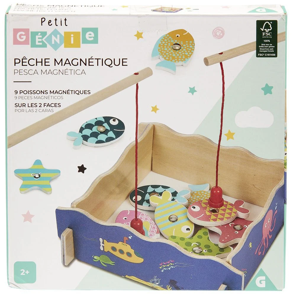 Jeu de pêche magnétique en bois certifié FSC®