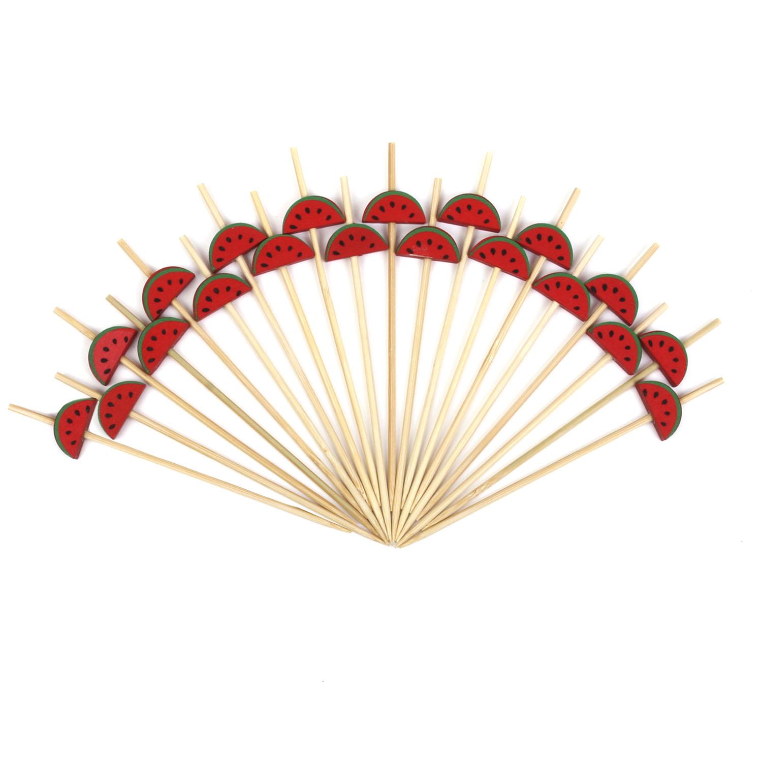 PIQUE APERO FRUITS ET FEUILLES X20