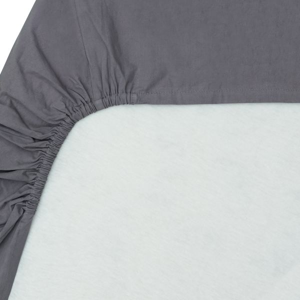 Witlof For Kids Tuck-Inn® Laken Plooien - 60 x 120 cm - Warm Grey