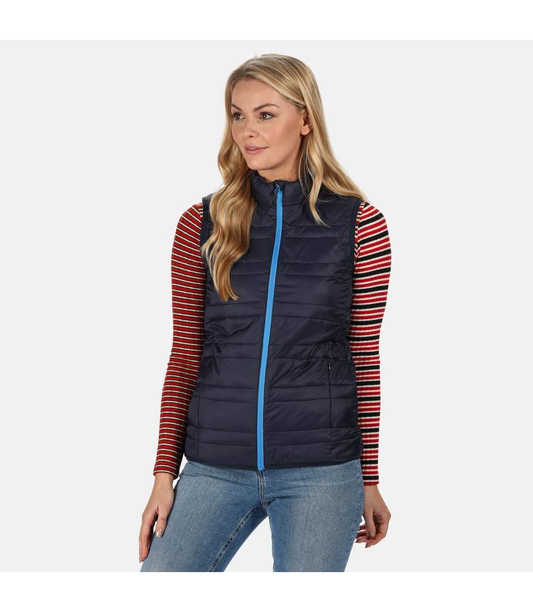 Regatta - Doudoune sans manches FIREDOWN - Femme (Bleu marine/bleu) - UTRG5066