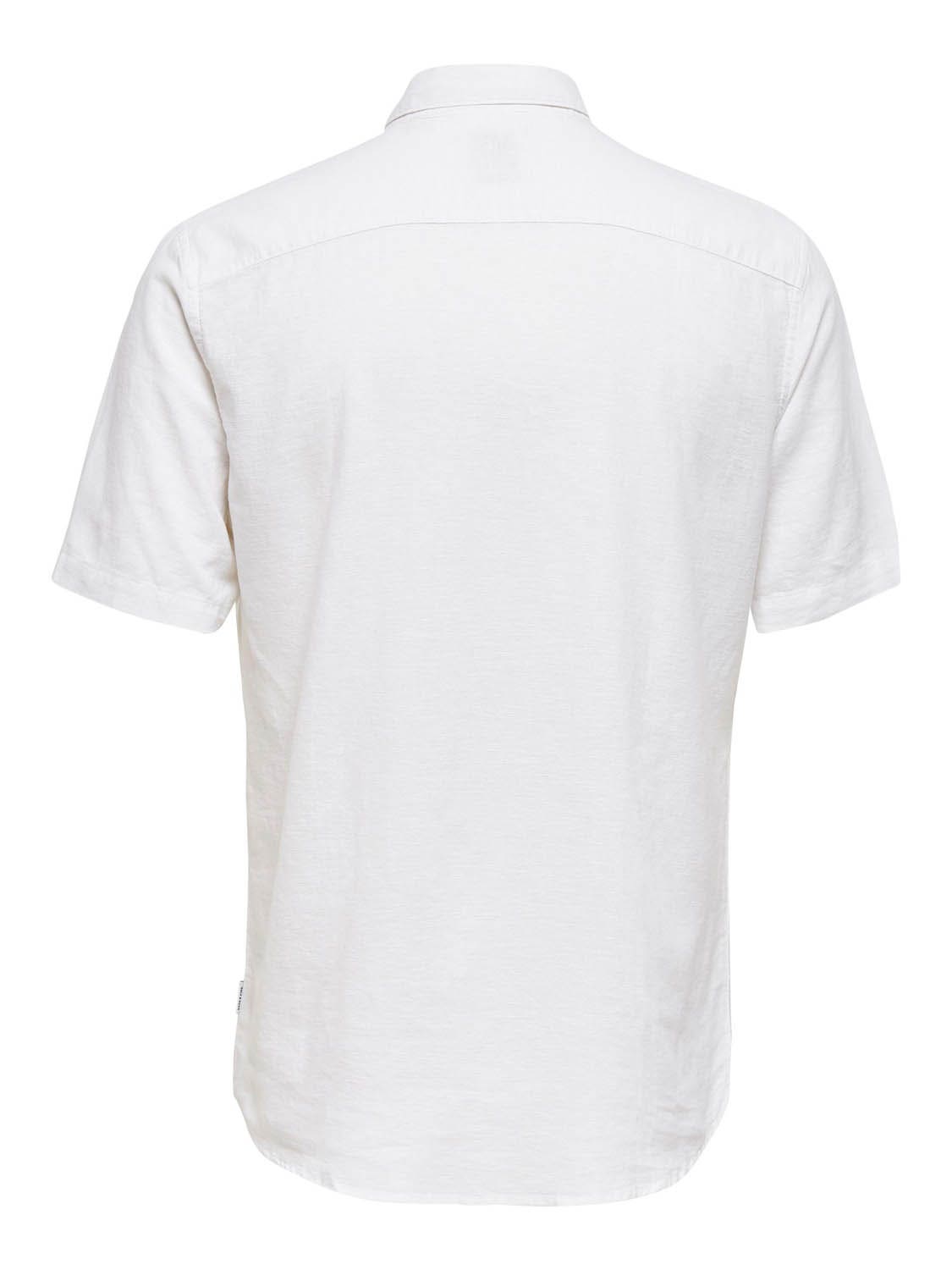 ONLY & Sons  Caiden Solid Linen Shirt