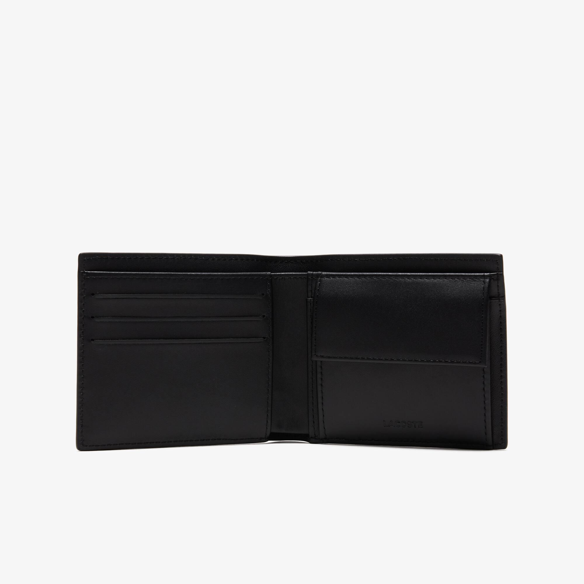 Geschenkset bestehend aus FG Brieftasche und Polo-Schlüsselanhänger Brieftaschen - Schwarz - Lacoste - Herren