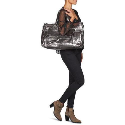 Pieces - Bolso viaje plateado Plata