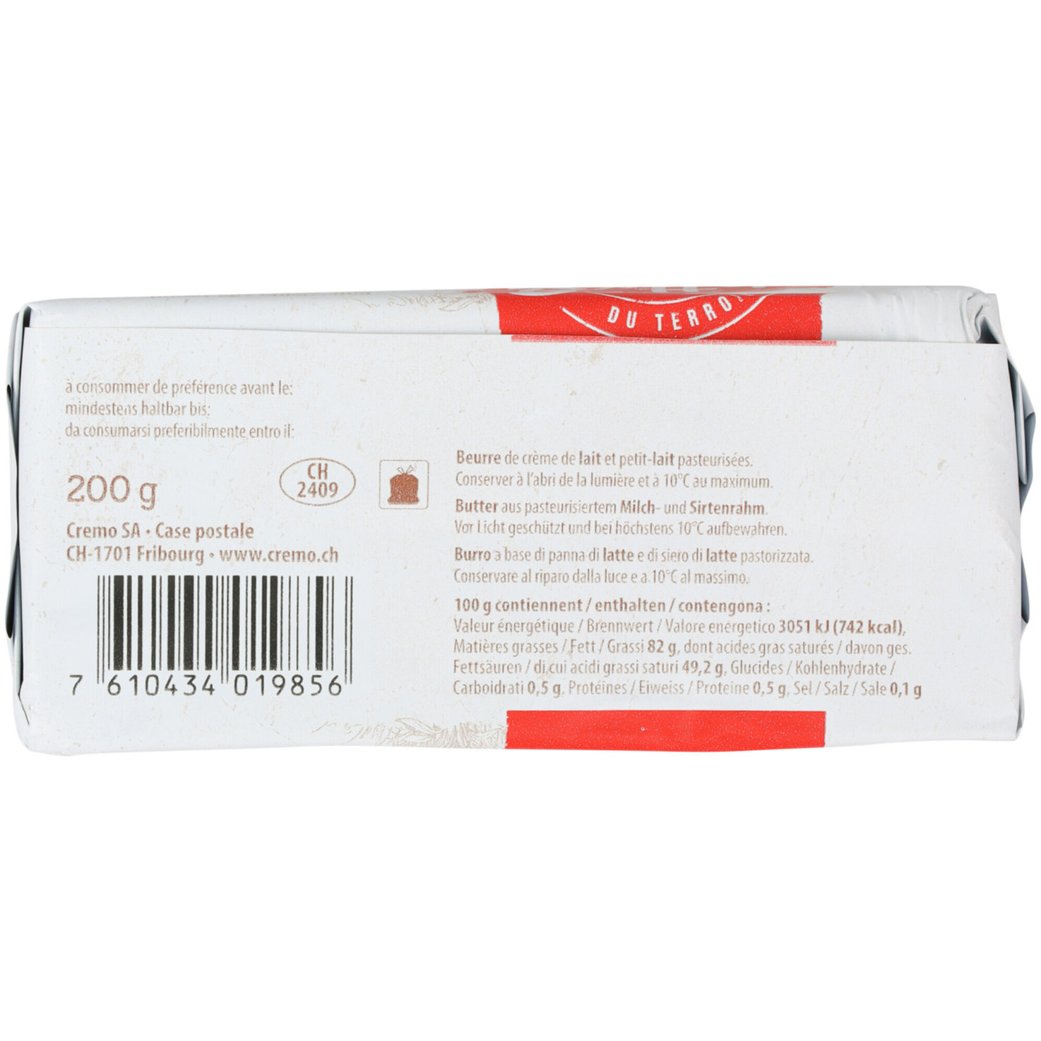 Beurre du Pays Butter -