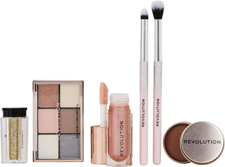 Revolution Pink Glow Get The Look Julegaveæske