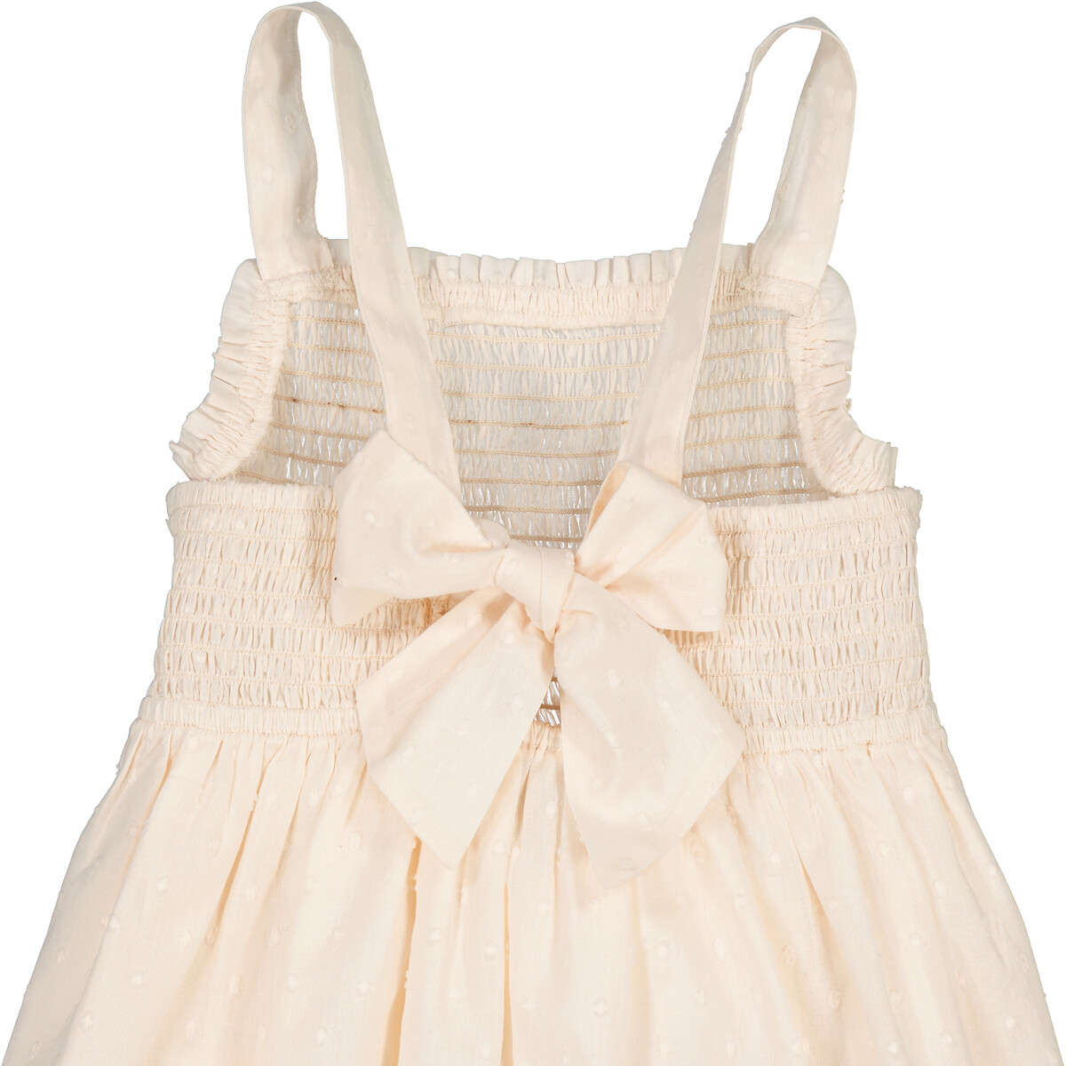 COLEÇÕES LA REDOUTE<br>Vestido de cerimônia com alças e franzido