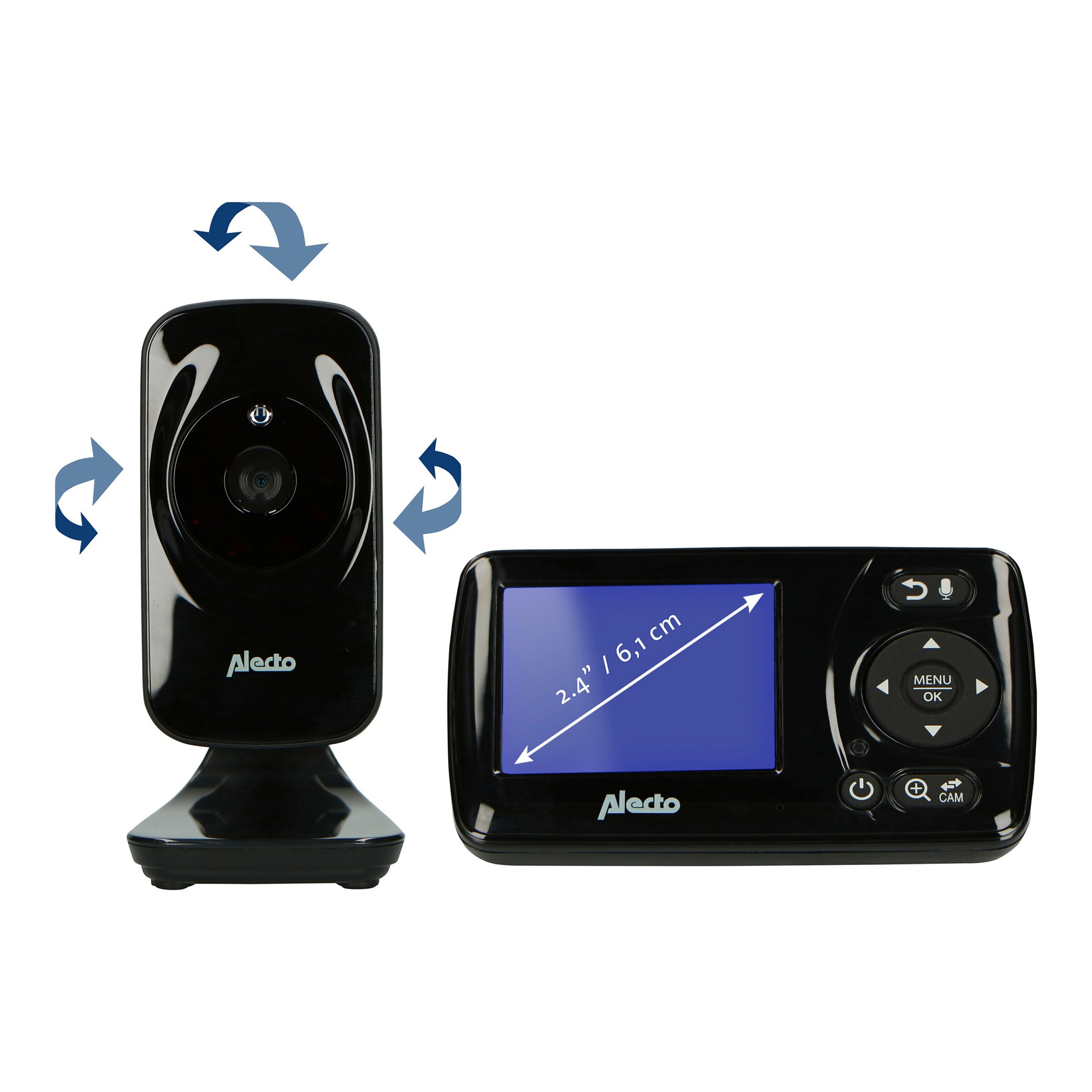 Alecto Babyphone mit Kamera DVM71 schwarz