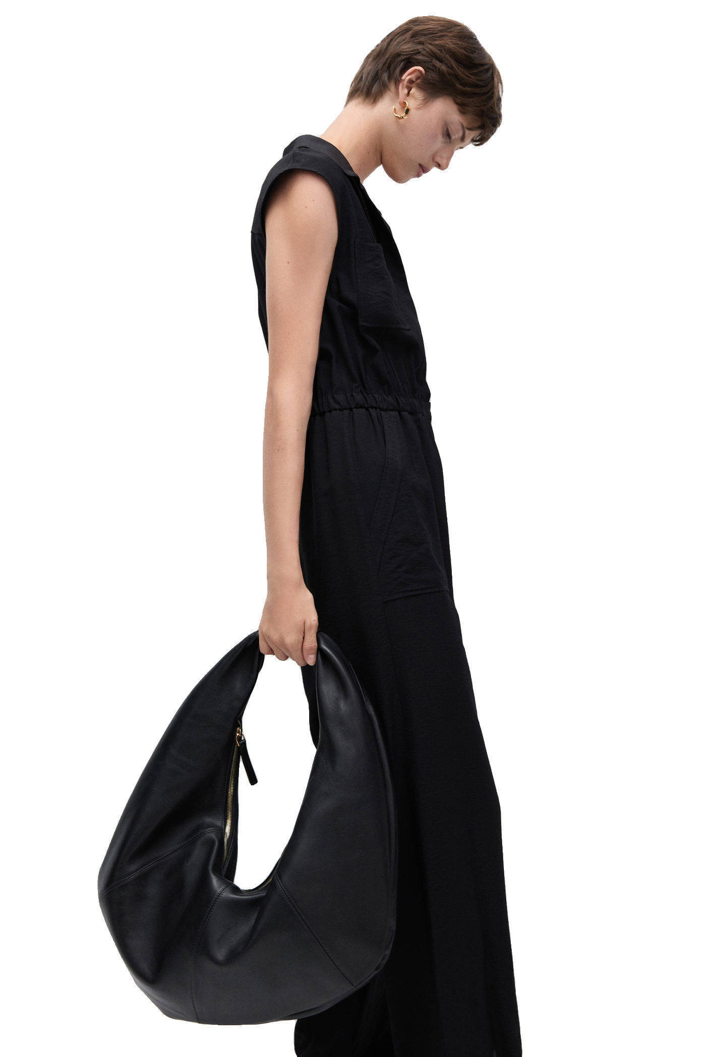 Mango jumpsuit zwart