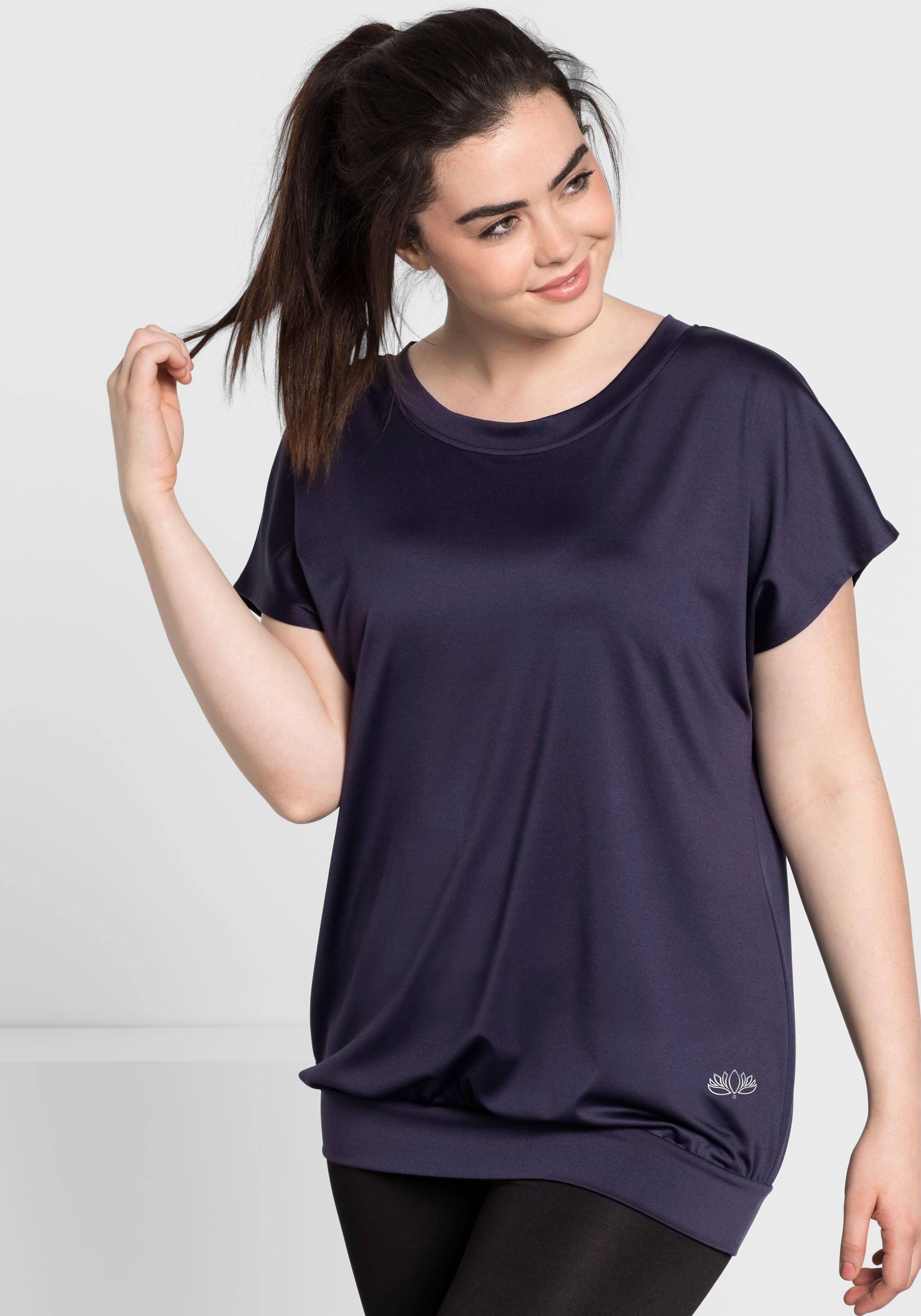 Funktionsshirt mit U-Boot-Ausschnitt