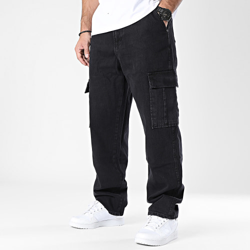 Pantalon Cargo Jean Baggy Noir