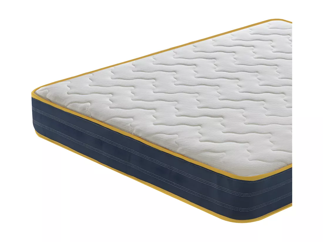 Matelas ressorts ensachés et mousse mémoire à 9 zones différenciées - 23 cm de hauteur - Anatomique 100x190 cm