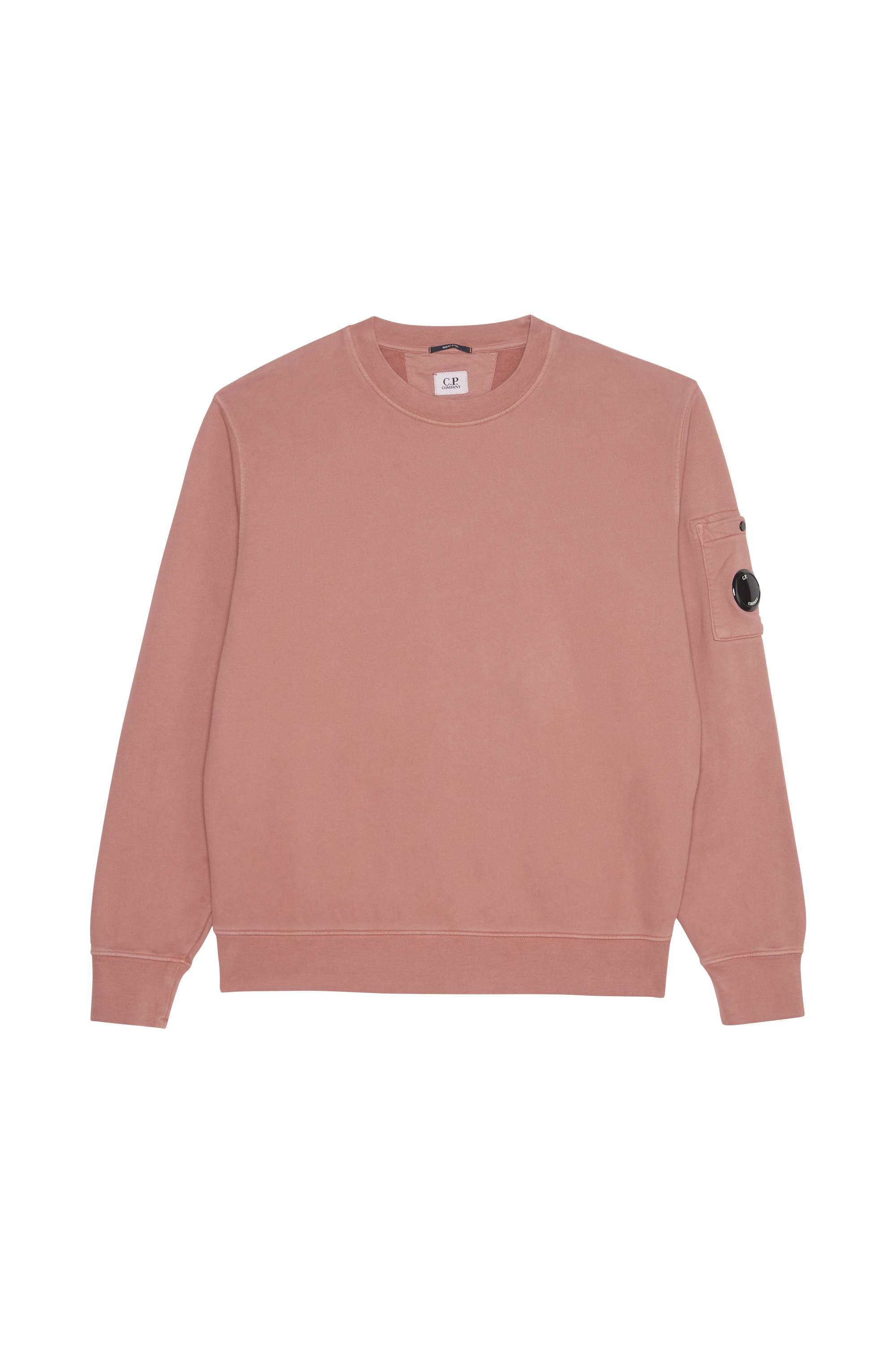 C.P. COMPANY Sweatshirt DIAGONAL RAISED FLEECE LENS SWEATSHIRT Vert