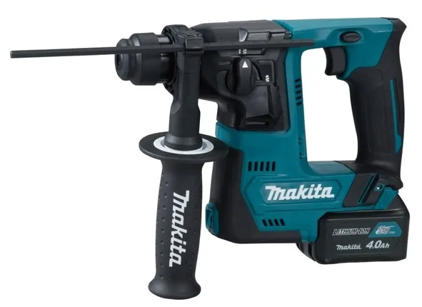 Makita HR140DSMJ - Roterende hammer - ledningfri - 2 tilstande - SDS-plus - 1 Joule - 2 batterier - 10.8 V