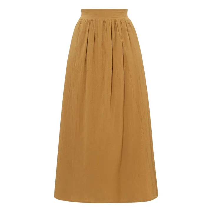 BELLEPIECE Jupe Raquel Rayures Dobby | Beige