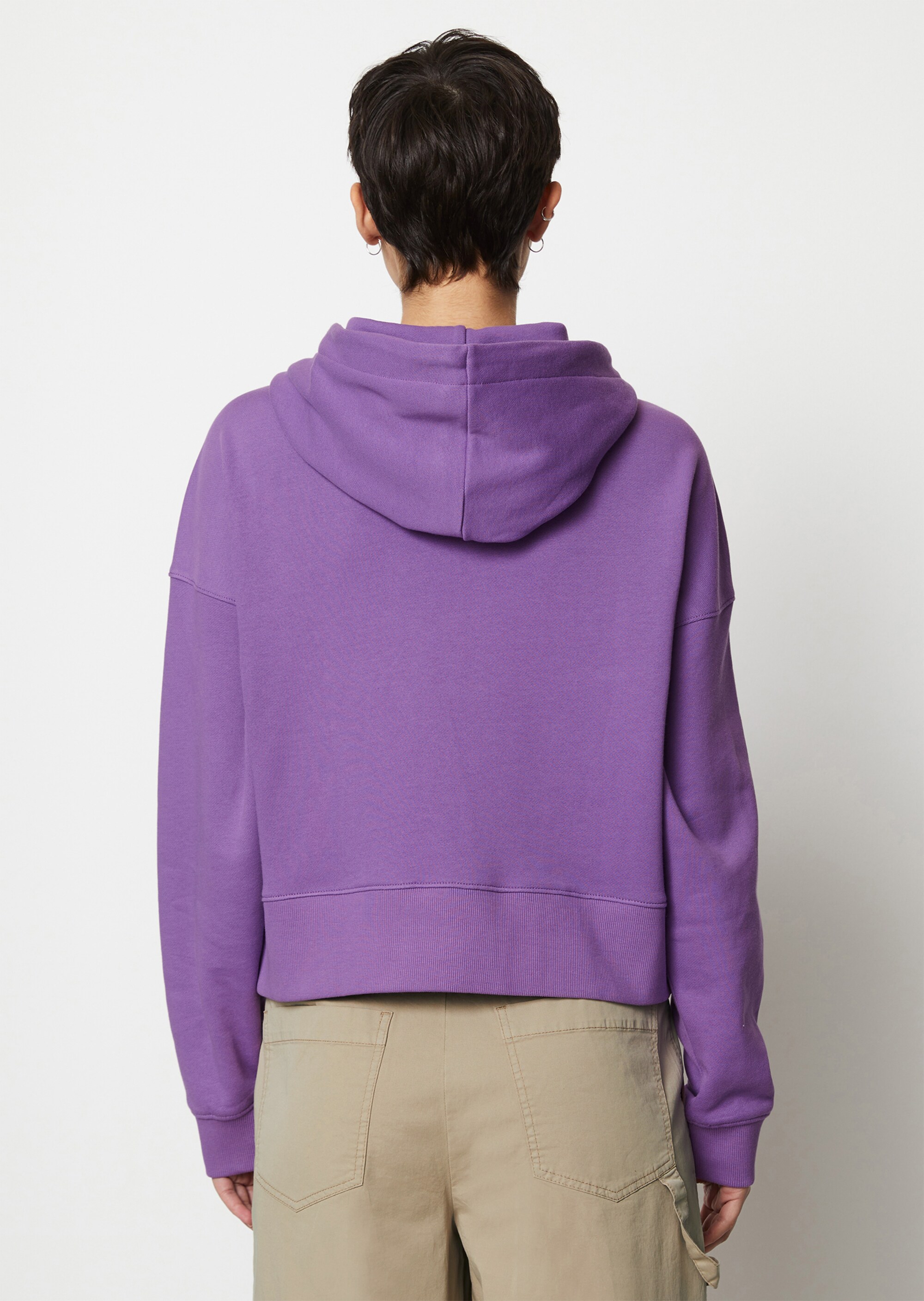 Sweatjacke croppedaus Organic Cotton