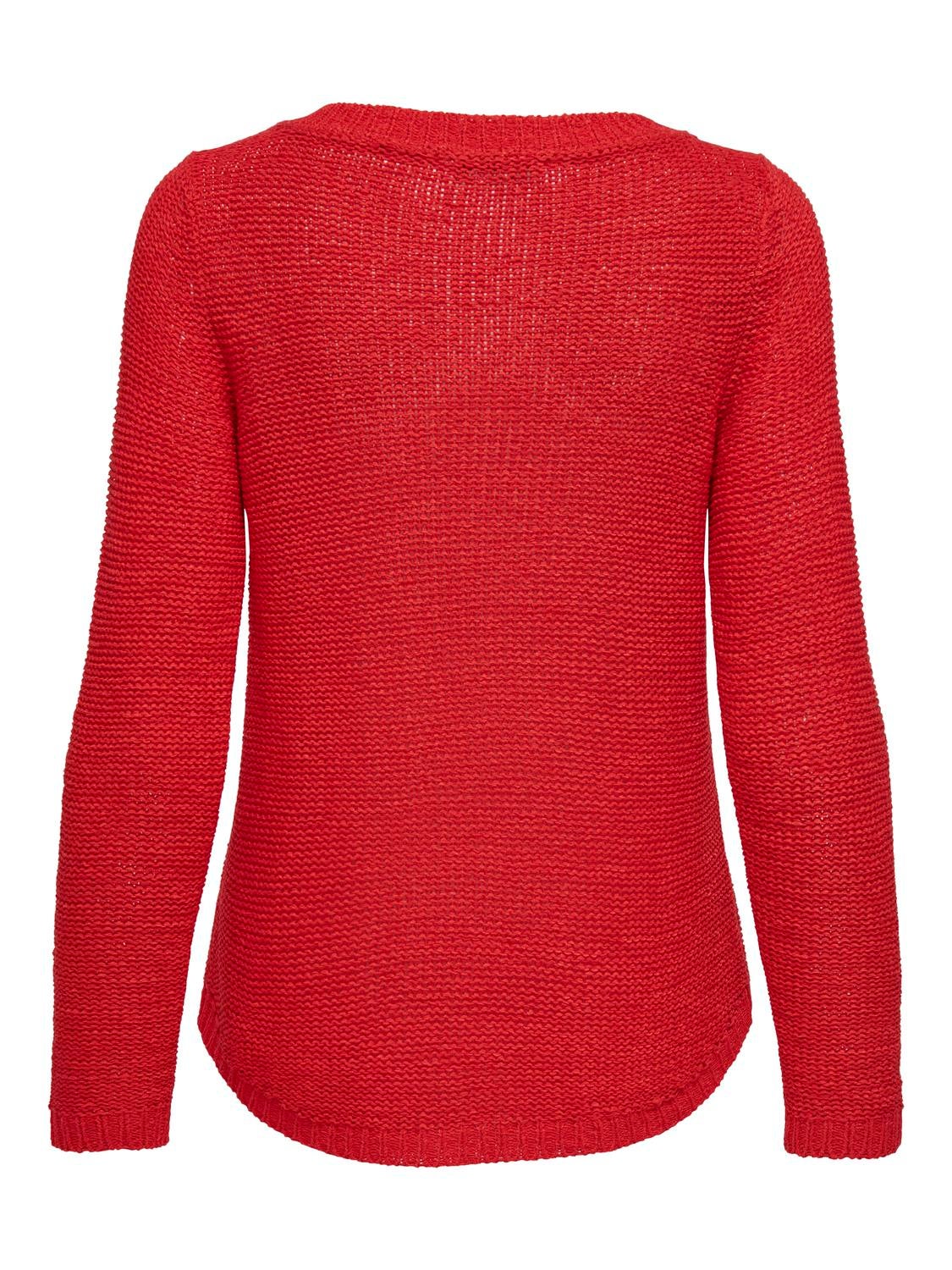 ONLGEENA Strickpullover Flame Scarlet