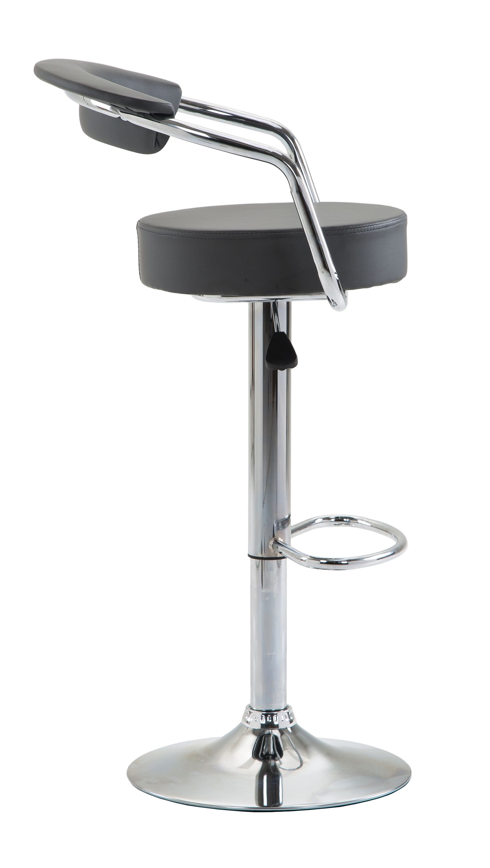 Barhocker WENDY 2er Set anthrazit