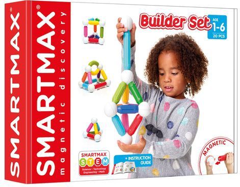 SmartMax - Builder Set - Magnetisch Bouwspel - 20-delige Set - Magnetische Staven en Ballen