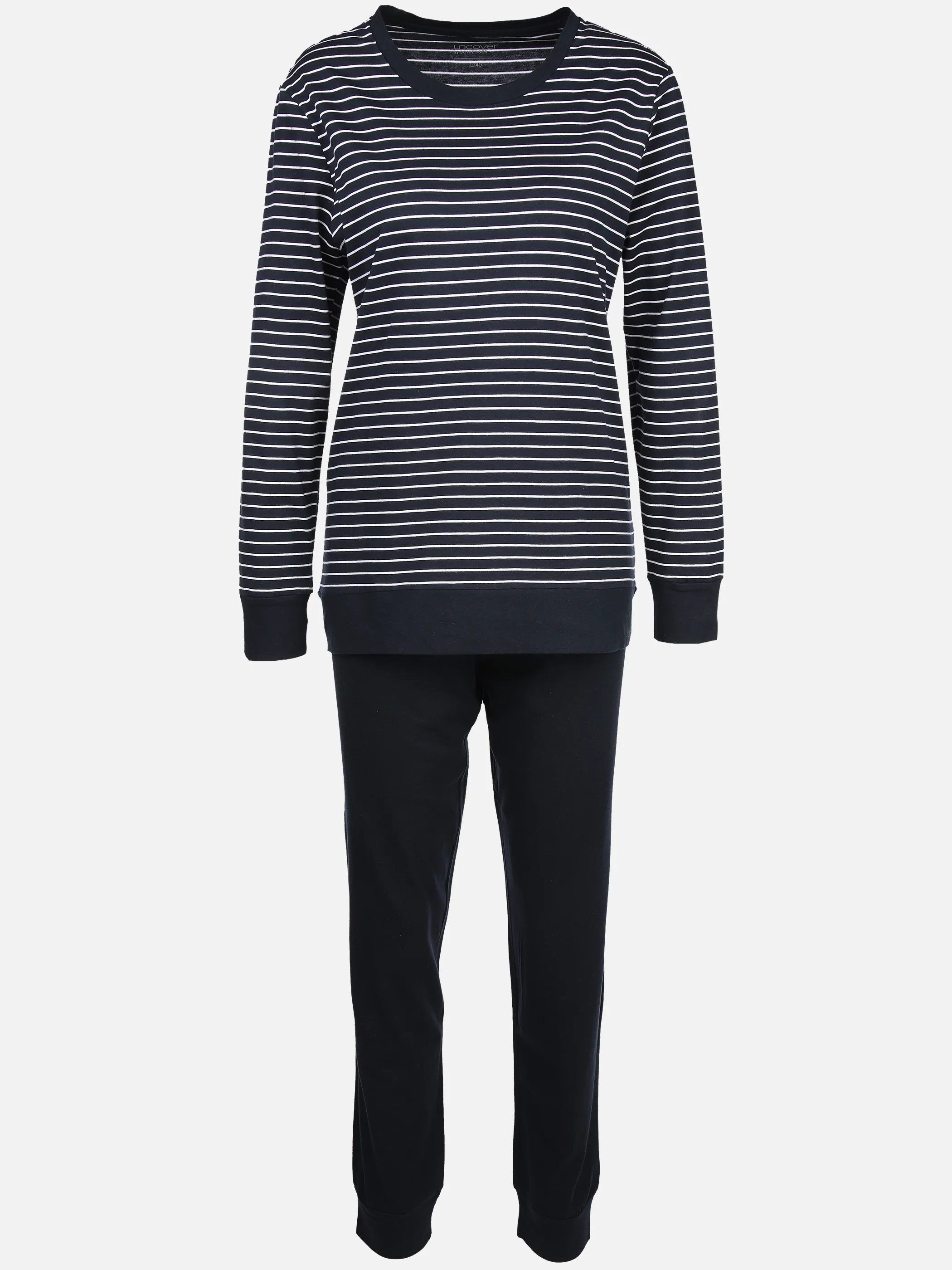 Damen Pyjama mit Streifen