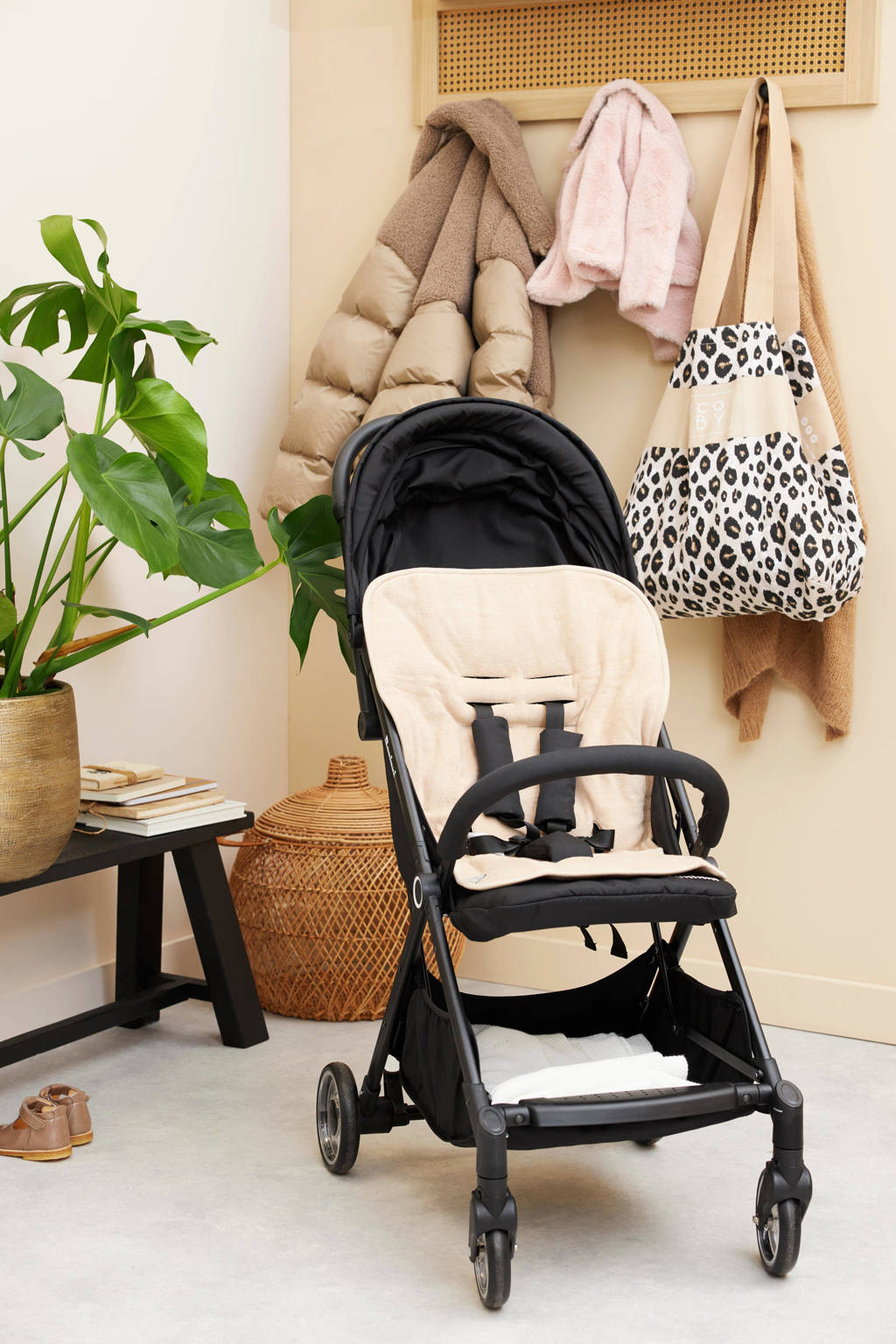 buggy inlegger Badstof Sand
