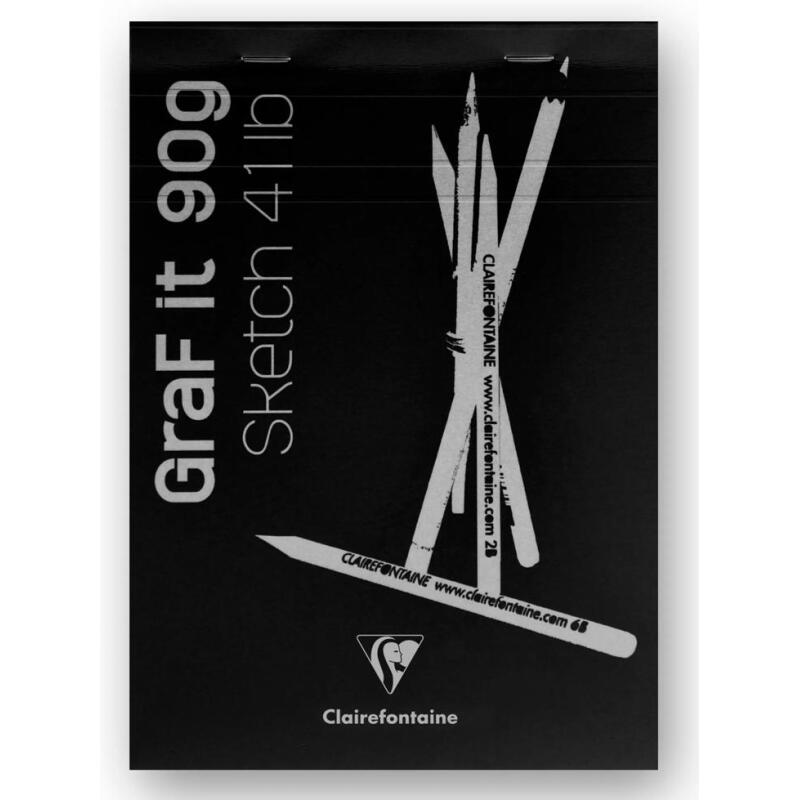 GraF'it bloc agrafé 80F A6 90g - Noir