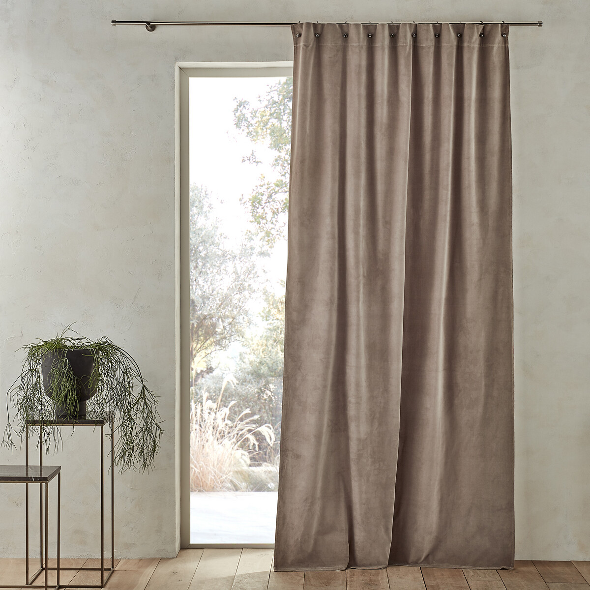AM.PM<br>Cortina de veludo Lavezzi com ilhós