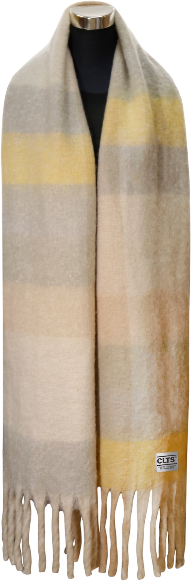 chillouts XXL-Schal »Gero Scarf« mit dicken Fransen
